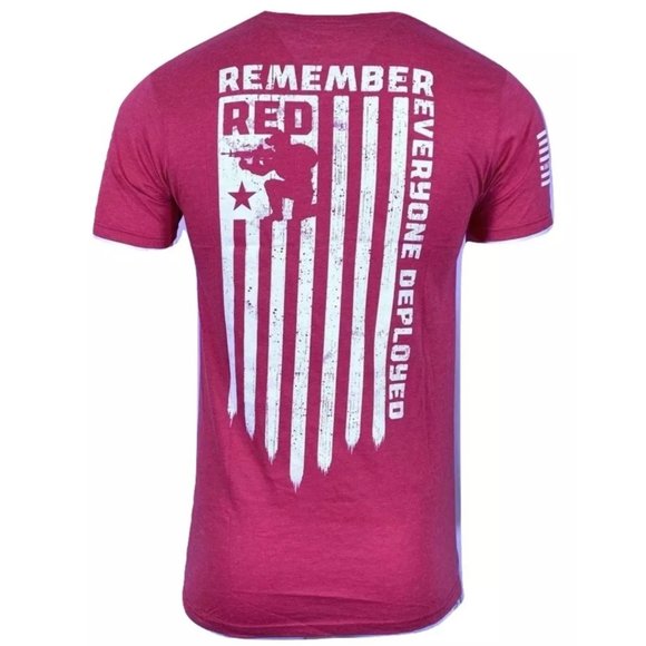 HOWITZER Clothing Men's T-Shirt S/S RED DEPLOYED - Picture 1 of 11
